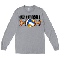 Heather Grey volleyball mom Long Sleeve Tee - AdoDesignShop