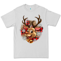 Dove Grey reindeer christmas Premium Tee - Zillion Design Studio