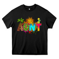 Black summer aunt Heavy Core Tee - RanaPortraitStore