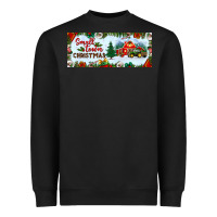 Black small town christmas Heavyweight Sweatshirt - BundleAndBundleShop