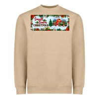 Mushroom small town christmas Heavyweight Sweatshirt - BundleAndBundleShop