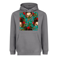 Storm Messy Bun Mom And Cross With Leopard Patterns Heavyweight Hoodie - BundleAndBundleShop