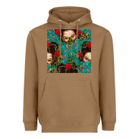 Toasted Coconut Messy Bun Mom And Cross With Leopard Patterns Heavyweight Hoodie - BundleAndBundleShop
