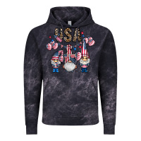 Cloud Black usa america gnome Vintage Hoodie - CowhideDigitalArt