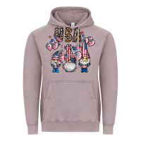 Usa America Gnome Vintage Hoodie | Teevron