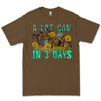 Cacao a lot can happen in 3 days western Premium Tee - texasbilliewilder