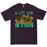 Plum a lot can happen in 3 days western Premium Tee - texasbilliewilder