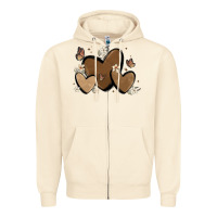 Sandshell melanin hearts Zipper Hoodie - MaliasSmallBusiness