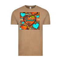 Vintage Coffee teacher hearts Vintage Tee - JahusDesignShop