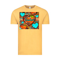 Vintage Mustard teacher hearts Vintage Tee - JahusDesignShop