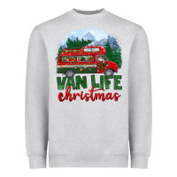 Heather Grey van life christmas Heavyweight Sweatshirt - BundleAndBundleShop