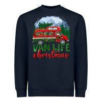 Navy van life christmas Heavyweight Sweatshirt - BundleAndBundleShop