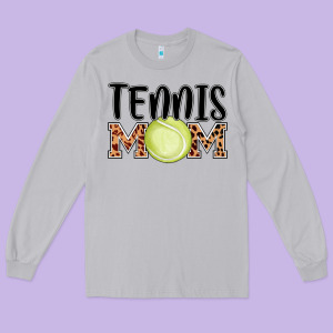 Tennis Mom Long Sleeve Tee Designed By Adodesignshop
