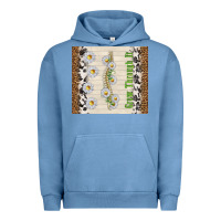 Pigment Pebble Blue grow through it Urban Hoodie - TumblerDesignByShophia