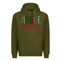 Army Green Jingle All The Way Premium Hoodie - Bettercallsaul