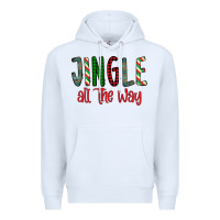 White Jingle All The Way Premium Hoodie - Bettercallsaul