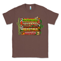 Chestnut national hispanic heritage month with background Classic Tee - BundleAndBundleShop