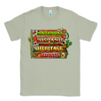 Matcha national hispanic heritage month with background Classic Tee - BundleAndBundleShop