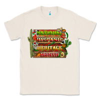 Natural national hispanic heritage month with background Classic Tee - BundleAndBundleShop