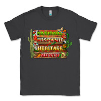 Smoke national hispanic heritage month with background Classic Tee - BundleAndBundleShop