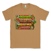 Toasted Coconut national hispanic heritage month with background Classic Tee - BundleAndBundleShop