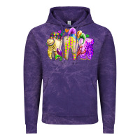 Cloud Purple mardi gras tooth Vintage Hoodie - RacoonDesign