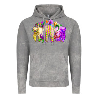 Cloud Rock mardi gras tooth Vintage Hoodie - RacoonDesign