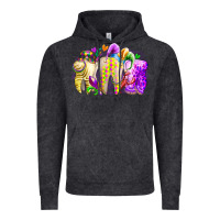 Vintage Black mardi gras tooth Vintage Hoodie - RacoonDesign
