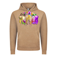 Vintage Coffee mardi gras tooth Vintage Hoodie - RacoonDesign