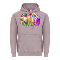 Vintage Zinc mardi gras tooth Vintage Hoodie - RacoonDesign