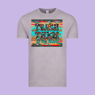Teach Them To Be Kind Vintage Tee Designed By Jahusdesignshop