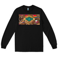 Black western gemstone and leopard with serape licanse plate Long Sleeve Tee - Artiststas