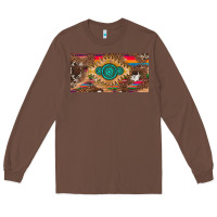 Chestnut western gemstone and leopard with serape licanse plate Long Sleeve Tee - Artiststas