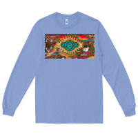 Colony Blue western gemstone and leopard with serape licanse plate Long Sleeve Tee - Artiststas