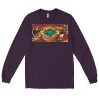 Plum western gemstone and leopard with serape licanse plate Long Sleeve Tee - Artiststas