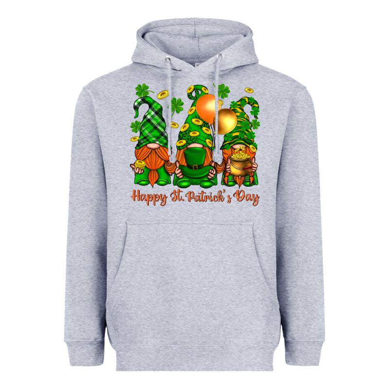 Happy St. Patricks Day With Gnomies Heavyweight Hoodie by BundleAndBundleShop | Teevron