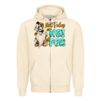 Sandshell not today heifer cow gnome Zipper Hoodie - MaliasSmallBusiness