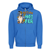 True Royal not today heifer cow gnome Zipper Hoodie - MaliasSmallBusiness