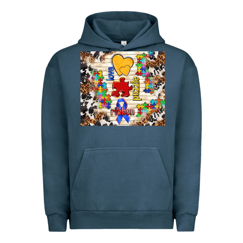 Love Puzzle Ribbon Urban Hoodie by TumblerDesignByShophia | Teevron