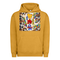 Pigment Peanut Butter love puzzle ribbon Urban Hoodie - TumblerDesignByShophia
