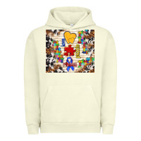 Pigment Pistachio love puzzle ribbon Urban Hoodie - TumblerDesignByShophia