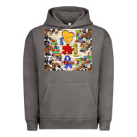 Pigment Tornado love puzzle ribbon Urban Hoodie - TumblerDesignByShophia