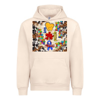 Sandshell love puzzle ribbon Urban Hoodie - TumblerDesignByShophia