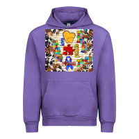 Tulip love puzzle ribbon Urban Hoodie - TumblerDesignByShophia