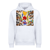White love puzzle ribbon Urban Hoodie - TumblerDesignByShophia