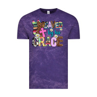 Cloud Purple saved by his grace Vintage Tee - AdoDesignShop
