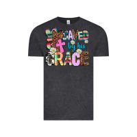 Vintage Black saved by his grace Vintage Tee - AdoDesignShop