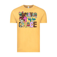 Vintage Mustard saved by his grace Vintage Tee - AdoDesignShop