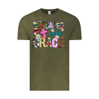 Vintage Olive saved by his grace Vintage Tee - AdoDesignShop