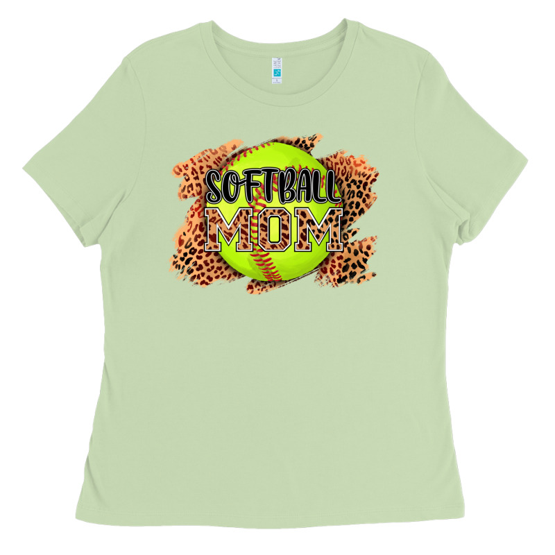 Softball Mom Ladies Tee by AdoDesignShop | Teevron